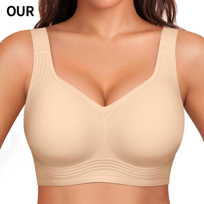 🏆"Finally, Full Coverage Without The Wire.💁‍♀️"Experience the bra that supports your back and smooths your sides.