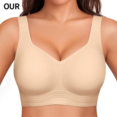 🏆"Finally, Full Coverage Without The Wire.💁‍♀️"Experience the bra that supports your back and smooths your sides.