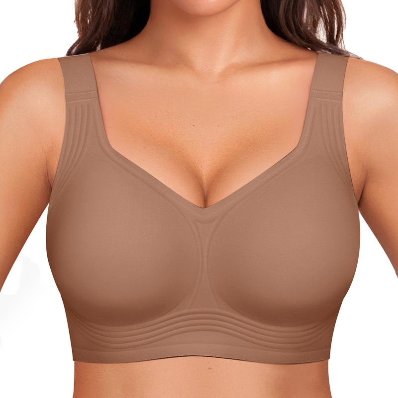 🏆"Finally, Full Coverage Without The Wire.💁‍♀️"Experience the bra that supports your back and smooths your sides.