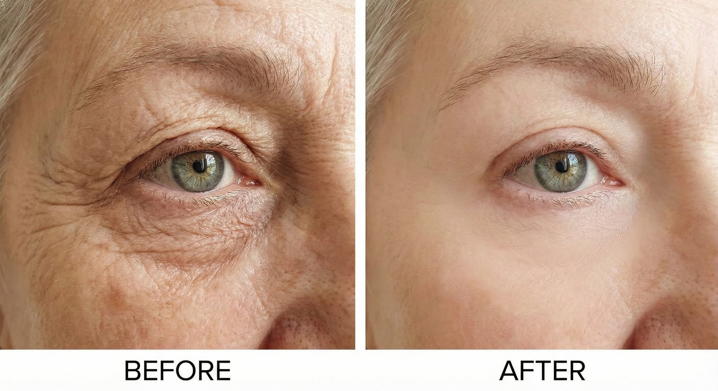 The “Calcium-Infused” Roller That Tightens “Crepey” Eyelids Without Surgery