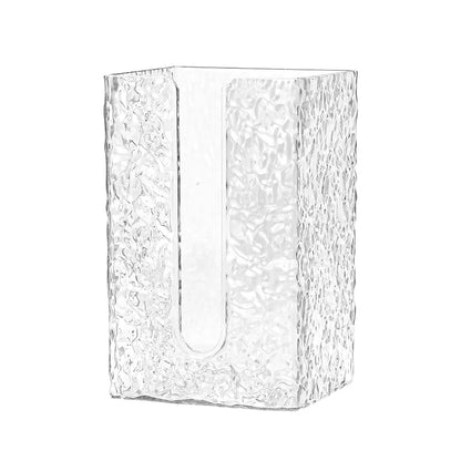 ❄️Bathroom Tissue Holder –✨ Wall-Mounted Acrylic Glacier Style