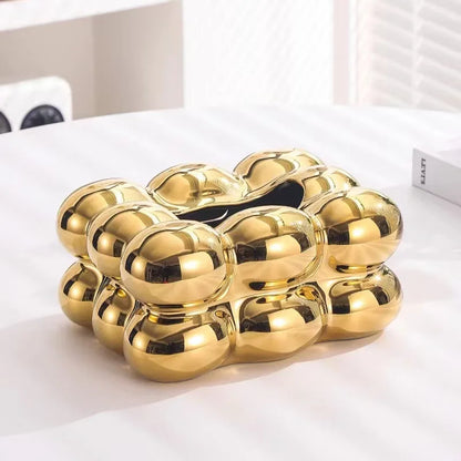 🌸Ceramic Tissue Holder with Drawer – Napkin & Paper Towel Organizer🌸