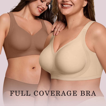 🏆"Finally, Full Coverage Without The Wire.💁‍♀️"Experience the bra that supports your back and smooths your sides.